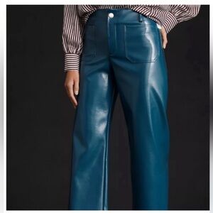 Anthropologie Maeve Teal Colette Pants